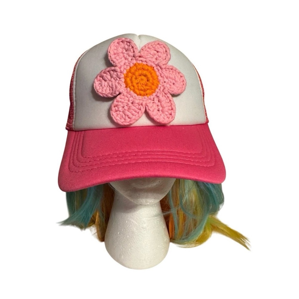 Trucker Hat Pink and White NWOT